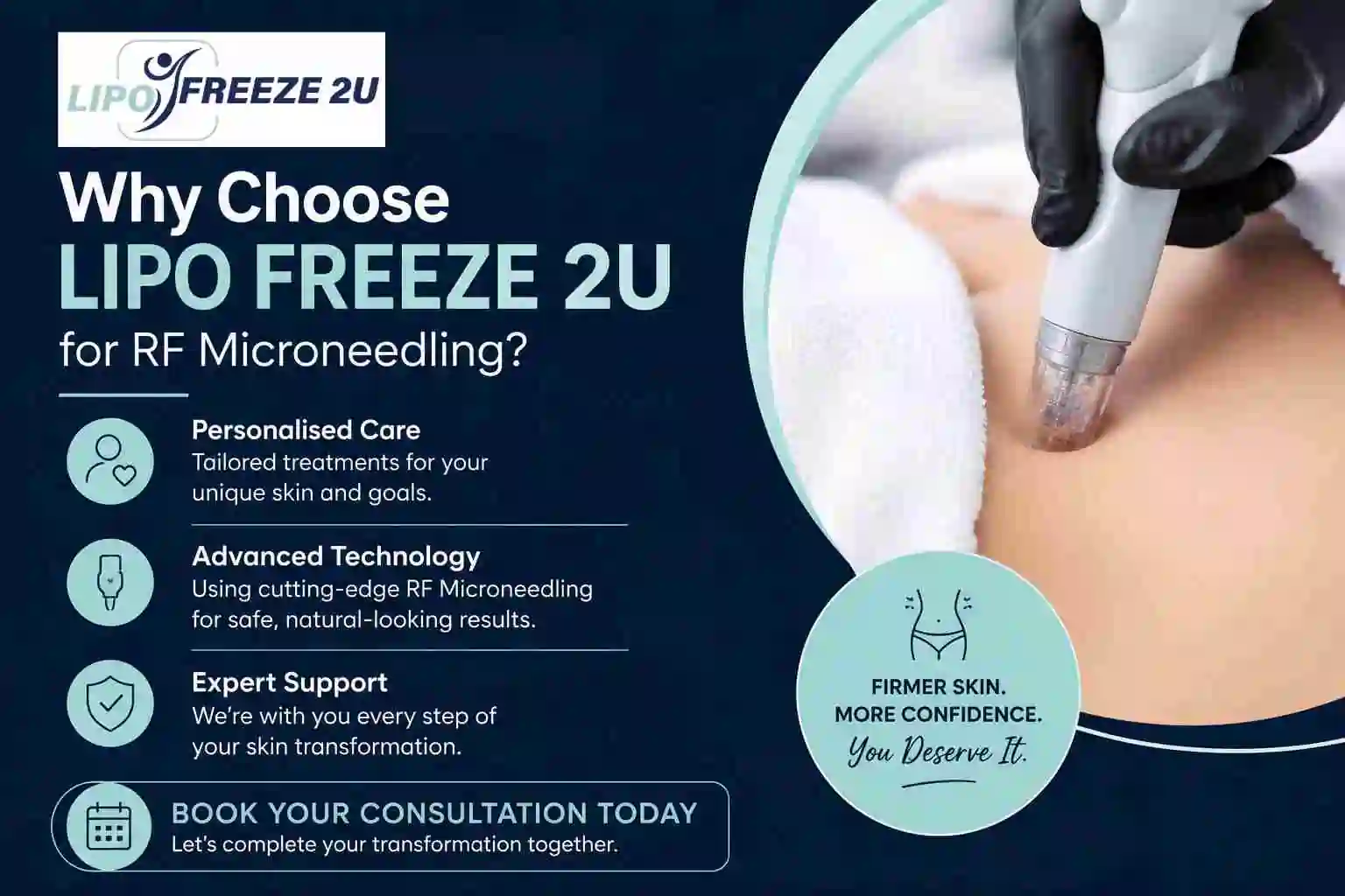 Why Choose LIPO FREEZE 2U for RF Microneedling Lincolnshire?